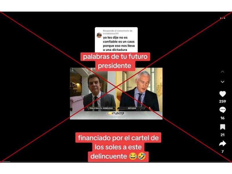 Captura de pantalla a una publicación de TikTok hecha el 13 de noviembre de 2025.