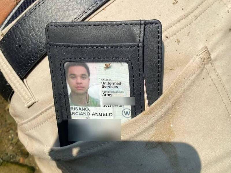 Esta fue la identificación que se encontró junto al cadáver.