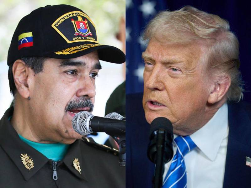 El presidente venezolano, Nicolás Maduro (izquierda), fue capturado el sábado 3 de enero por fuerzas estadounidenses.