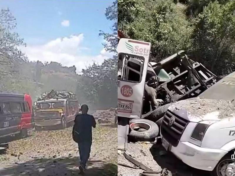 Al menos siete personas murieron y 17 más quedaron heridas este sábado por un atentado terrorista que destruyó un tramo de la Vía Panamericana y varios vehículos que circulaban por esa carretera del departamento del Cauca, en el suroeste de Colombia, informaron las autoridades.