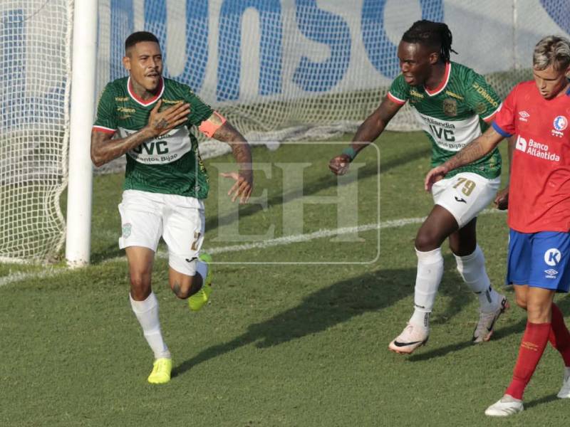 Henry Figueroa anotó el gol del triunfo de Marathón sobre el Olimpia.