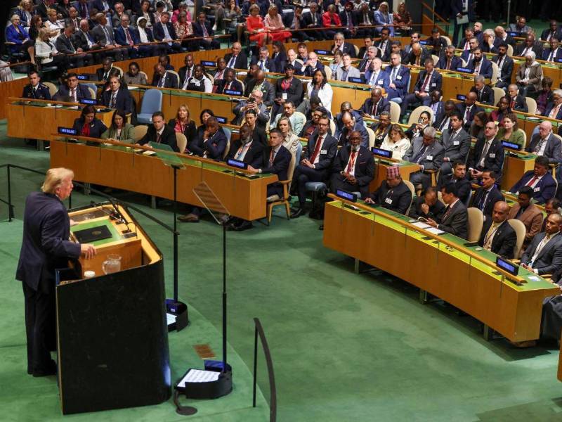 Donald Trump disertó este martes ante la Asamblea General de la ONU.