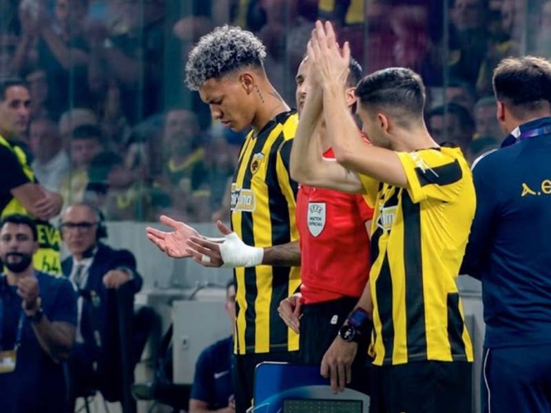 Kervin Arriaga debutará en Champions League con el AEK de Grecia.