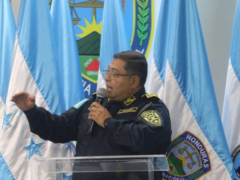 Director de la Policía Nacional, Manuel Godoy Aguilar.