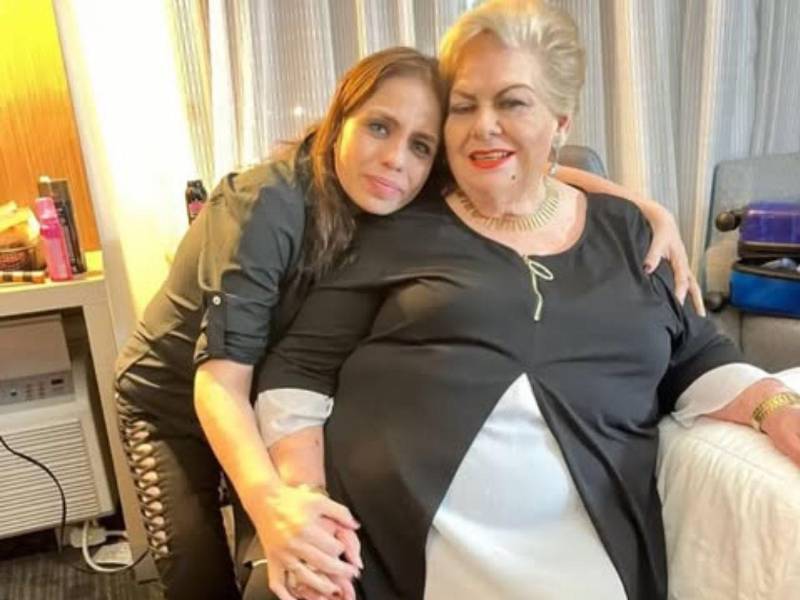 Con esta fotografía la familia de Paquita confirmó el fallecimiento.