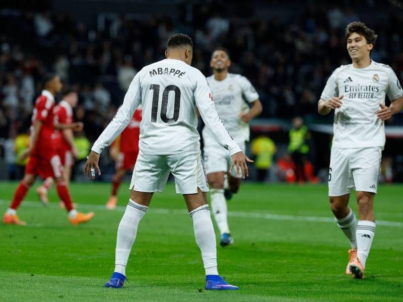 Mbappé empató el registro de goles para un jugador con el Real Madrid