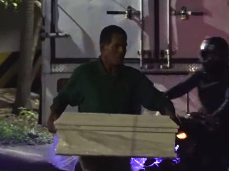 Los padres de la bebé retiraron su cuerpo de la morgue para luego trasladarlo a Choluteca.