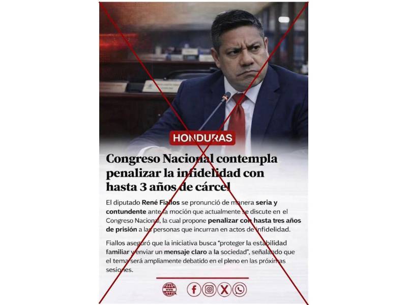 Captura de pantalla a una imagen compartida por WhatsApp hecha el 9 de febrero de 2026.