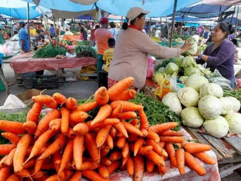 El comportamiento de los precios es dispar en la Feria del Agricultor: mientras la papa bajó, la cebolla roja y el huevo aumentaron, este último con un alza histórica de 14 lempiras.