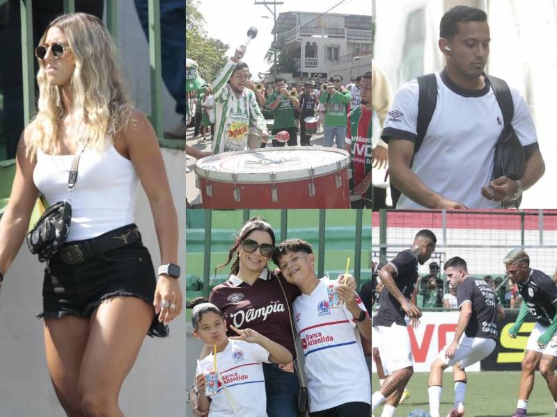 Marathón y Olimpia se enfrentan esta tarde en una nueva edición del clásico de Liga Nacional. Te mostramos el ambiente que se vive a pocas horas del arranque del partido.