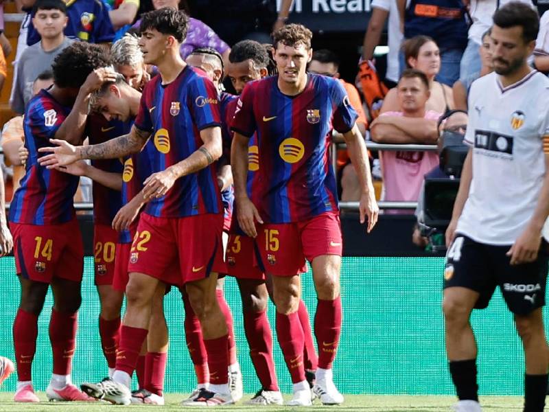 Fermín López llegó a cuarto gol en esta temporada con el FC Barcelona.
