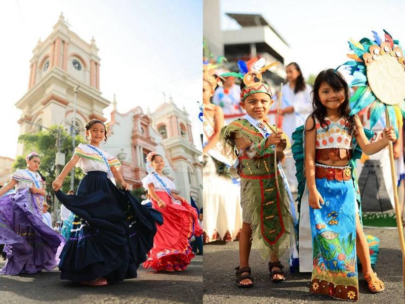 Color y fervor patrio marcan los desfiles escolares realizados en San Pedro Sula, donde los estudiantes rindieron homenaje a Honduras. Estas son las hermosas imágenes de los pequeñines y sus atuendos.