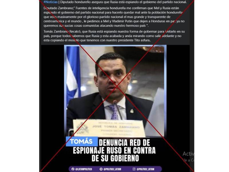 Captura de pantalla a una publicación de Facebook hecha el 4 de abril de 2026.