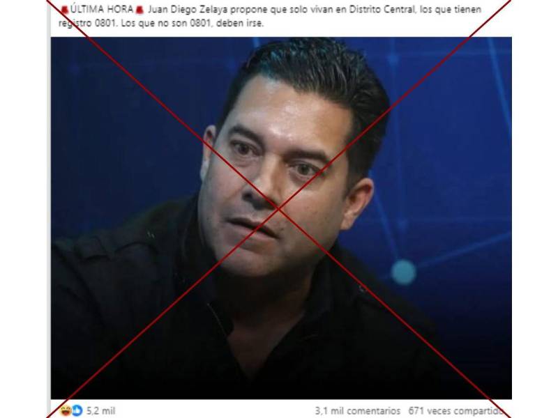 Captura de pantalla a una publicación de Facebook hecha el 10 de febrero de 2026.