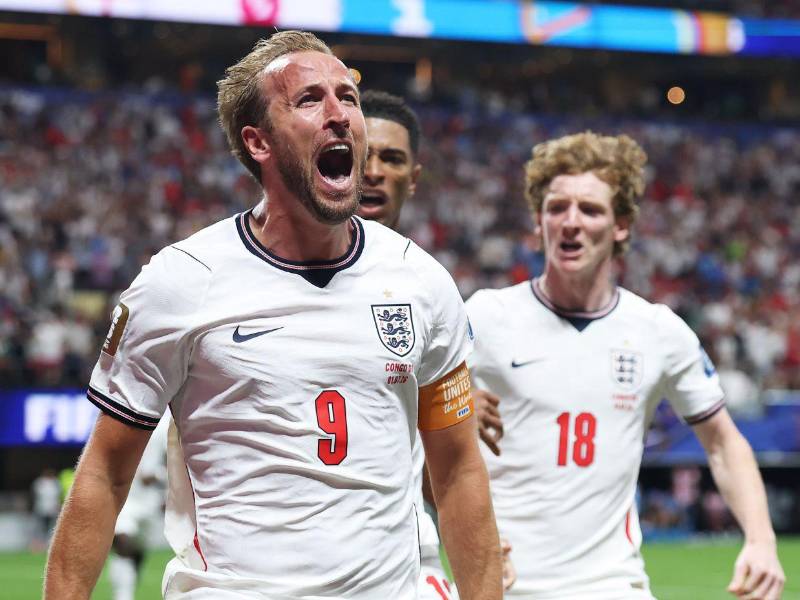 Harry Kane anotó su cuarto gol en la actual Copa del Mundo.