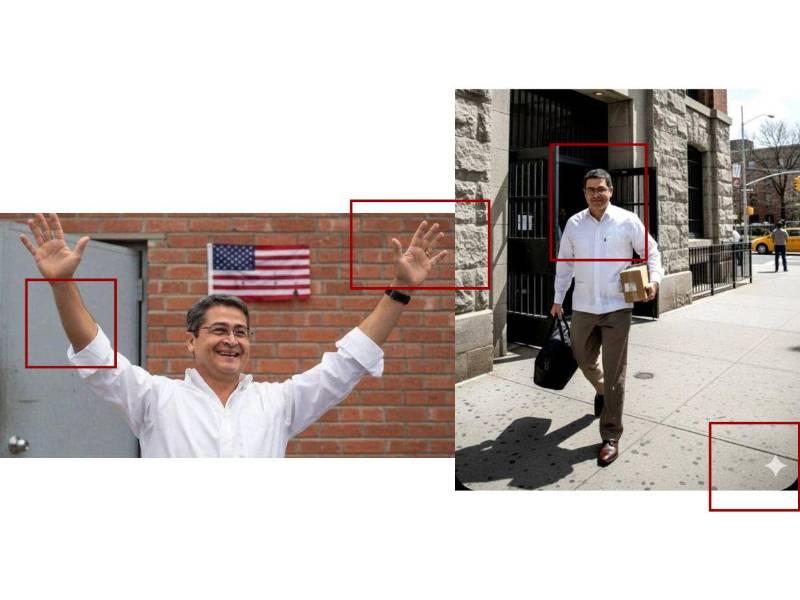 Inconsistencias detectadas en las imágenes por medio del análisis visual.