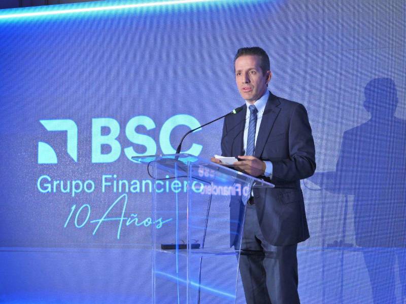 Federico Nasser Facussé, presidente de Grupo Financiero BSC.