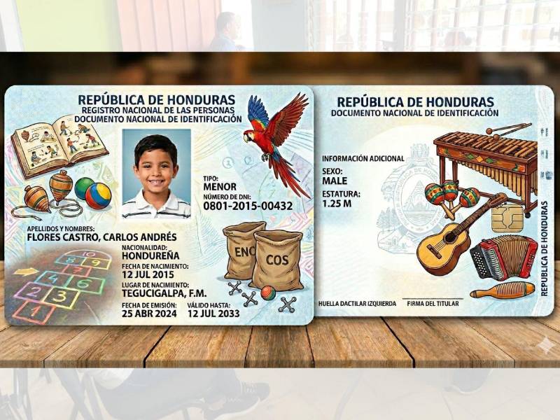 Aunque el diseño aún no ha sido definido, según la descripción del comisionado del RNP, Rolando Kattán, este sería un modelo del DINNA.