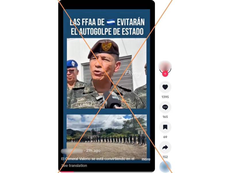 Captura de pantalla a una publicación de TikTok hecha el 11 de enero de 2026.