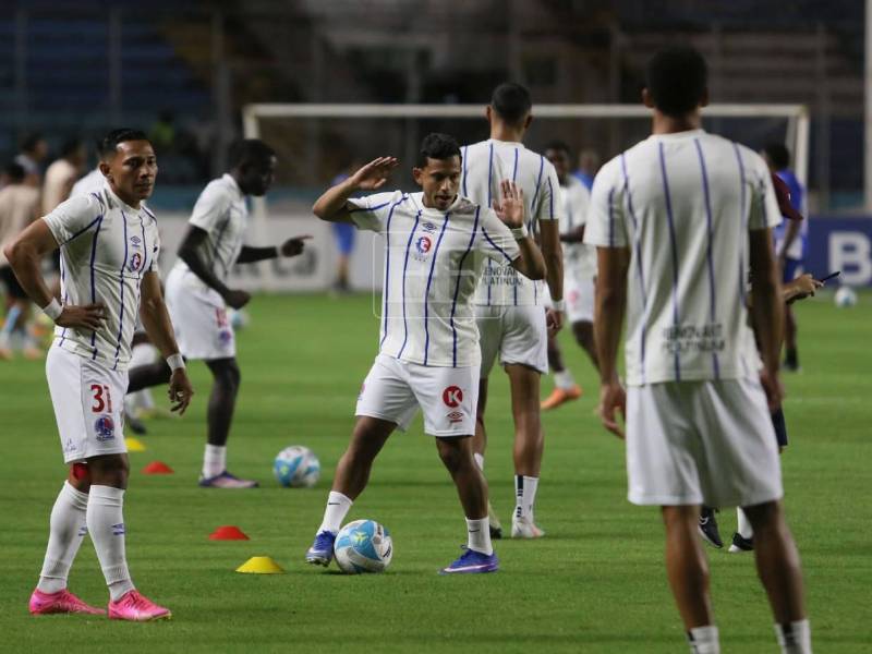 Imágenes del desarrollo del partido.