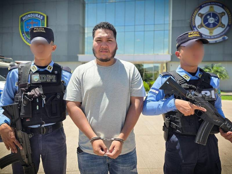 Keynner Eduardo Santos Meza, fue detenido por la DPI, en la colonia La Providencia, más conocida como La Guasalona, en la zona de El Pedregal.