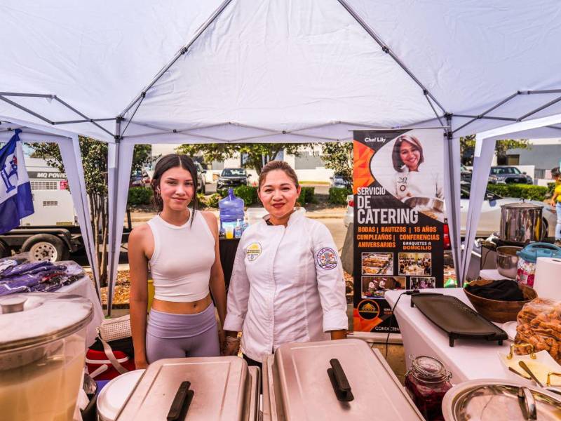 El rico sazón de la shef hondureña Lilly Hernández estuvo presente.