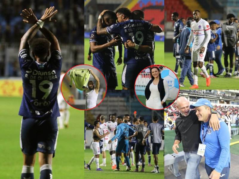 Motagua se quedó con el clásico hondureño tras vencer a Olimpia 1-0. Estas son las mejores postales que dejó el partido.