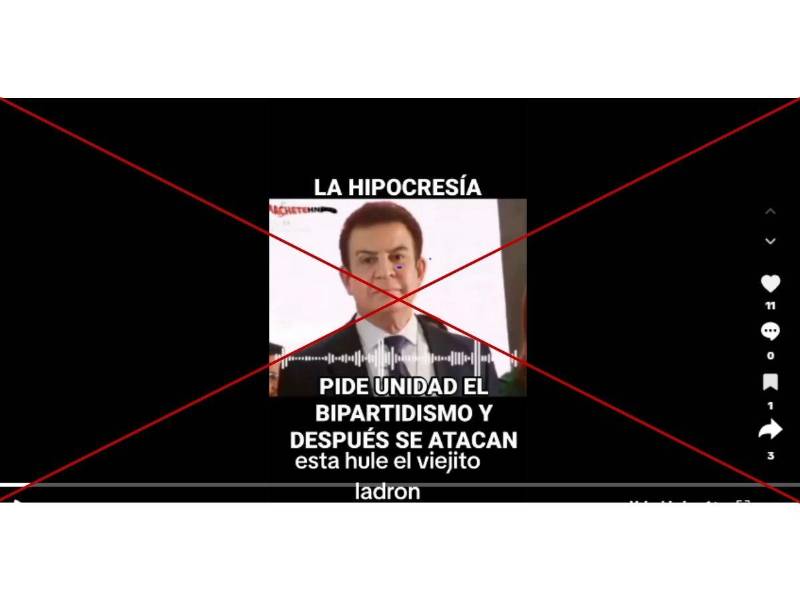 Captura de pantalla a una publicación de TikTok hecha el 25 de agosto de 2025.