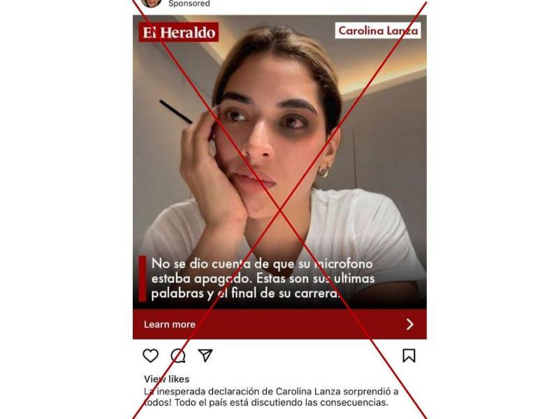Captura de pantalla a una publicación de Instagram hecha el 25 de julio de 2025.