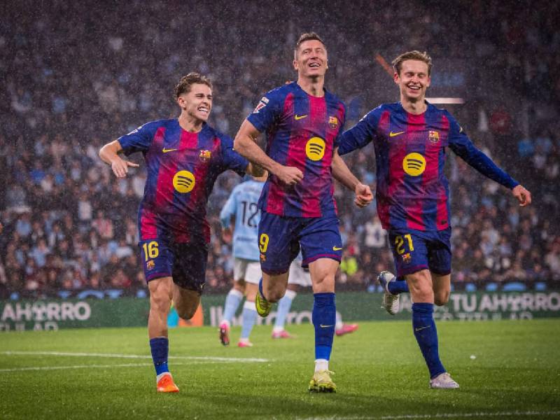 Con el triunfo de hoy ante Getafe, queda a 11 puntos de distancia del Real Madrid.