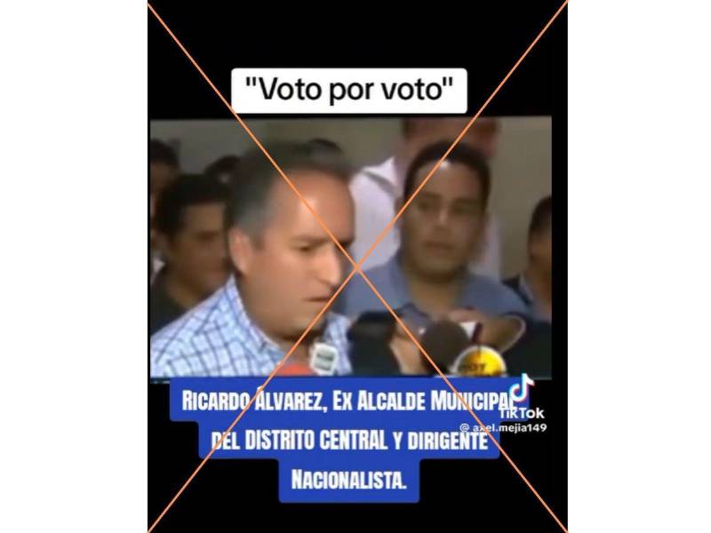 Captura de pantalla a una publicación de TikTok hecha el 15 de enero de 2026.