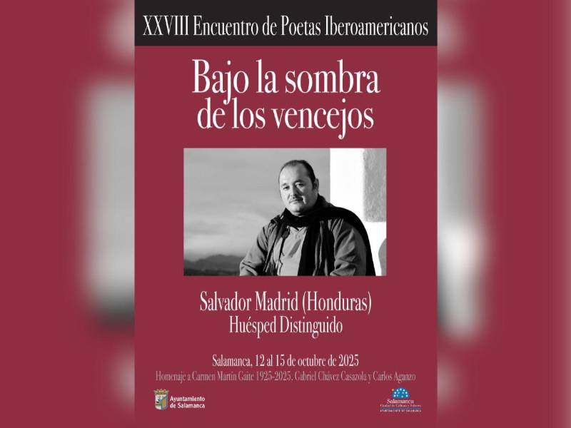 La ciudad de Salamanca hará un reconocimiento al poeta Salvador Madrid