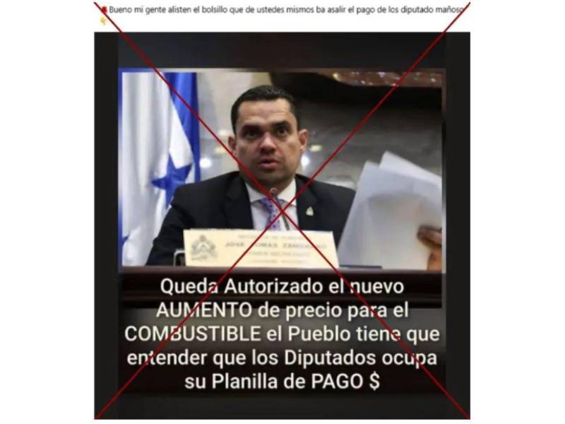 Captura de pantalla a una publicación de Facebook hecha el 28 de marzo de 2026.