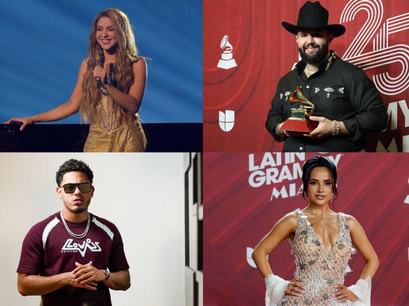 Shakira, Carín León, Myke Towers y Becky G son los favoritos de esta edición.