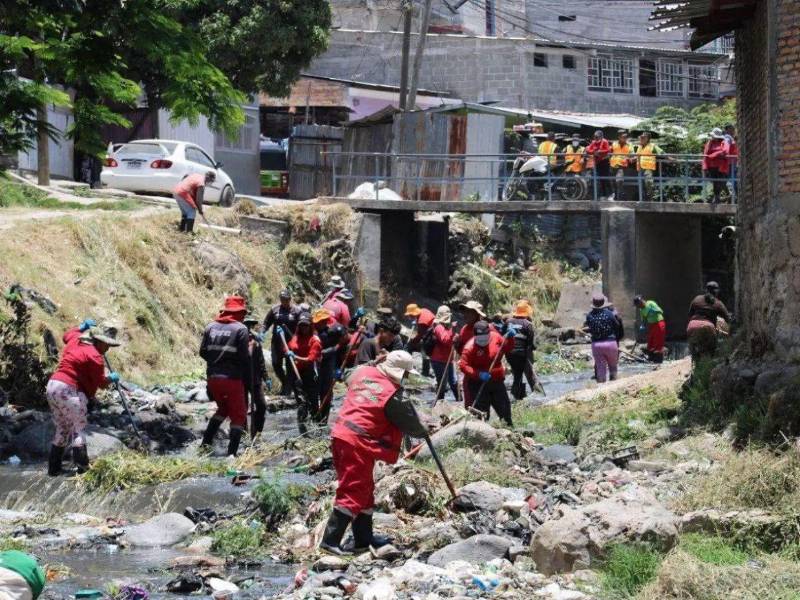 La comuna capitalina explicó que diariamnete realiza operativos de limpieza en diferentes sectores de la capital.