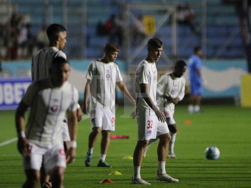 Imágenes del desarrollo del partido.