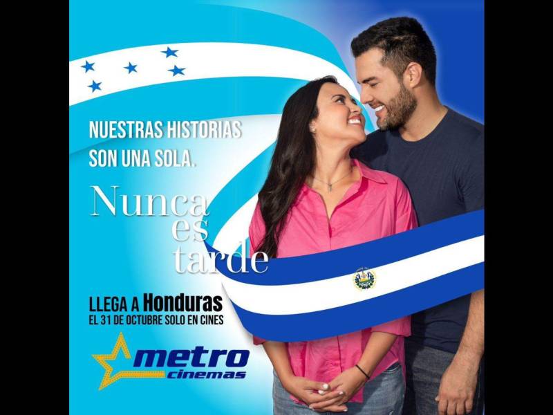 Este es el afiche oficial de “Nunca es tarde”, que se exhibirá en todos los Metrocinemas de Honduras a partir de este jueves. Este es el afiche oficial de “Nunca es tarde”, que se exhibirá en todos los Metrocinemas de Honduras a partir de este jueves.