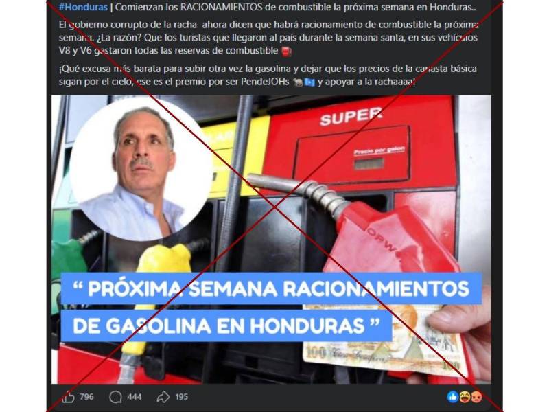 Captura de pantalla a una publicación de Facebook hecha el 5 de abril de 2026.