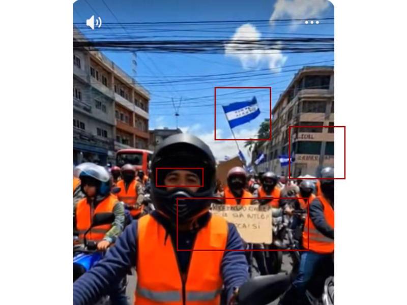 Inconsistencias detectadas por EH Verifica durante un análisis visual.