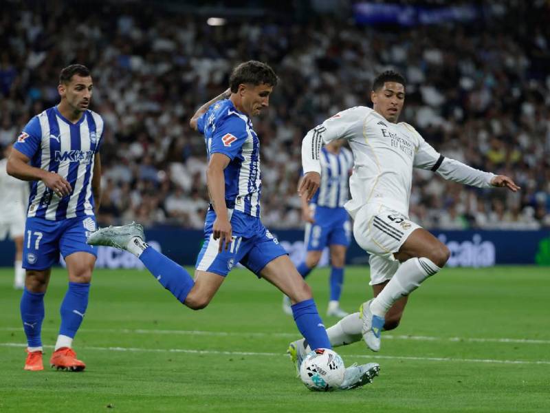 Imágenes del desarrollo del partido.