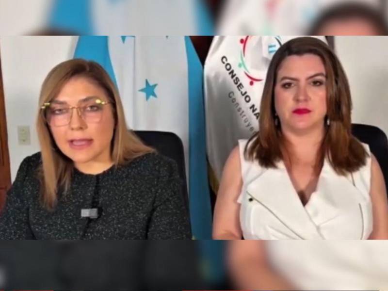 Las consejeras leyeron la declaratoria oficial de las elecciones generales.