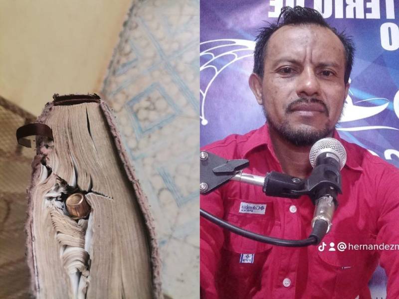 El crimen del pastor Malcon Hernández en Catacamas, Olancho, ha causado indignación. Tras encontrar su cuerpo y el de otra persona, fue hallada su Biblia con una bala incrustada. Esto es lo que informa.