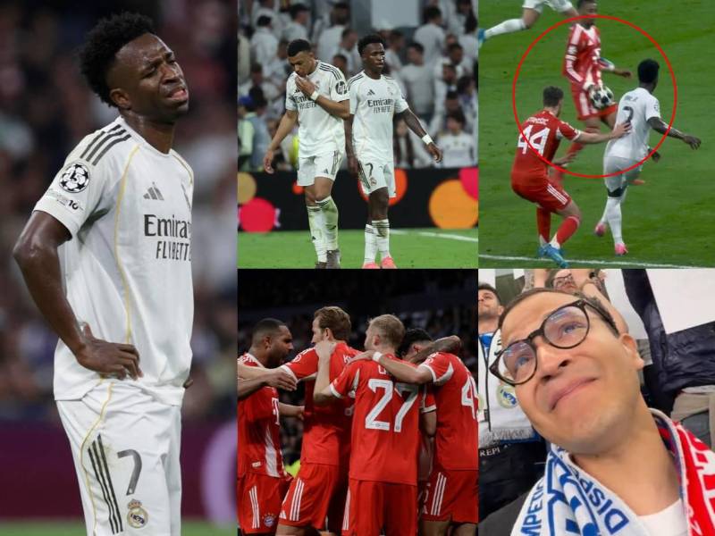 Real Madrid sufrió una dolorosa derrota ante Bayern Múnich en Champions League. Vini reclama error del VAR, Honduras presente y los alemanes deslumbran.