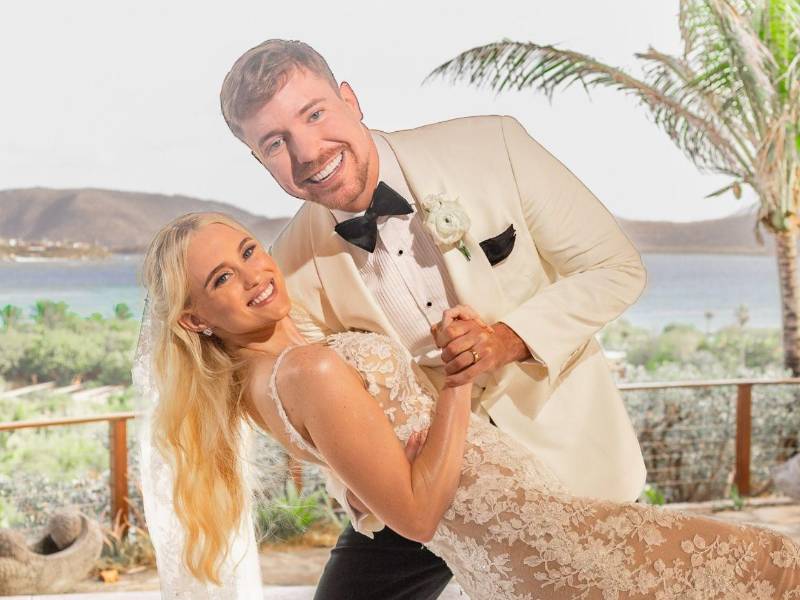 El creador de contenido Jimmy Donaldson, conocido en el mundo digital como MrBeast, contrajo matrimonio con la modelo y streamer sudafricana Thea Booysen.