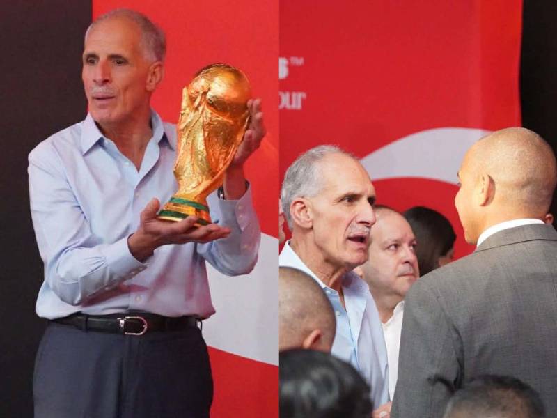 La Copa del Mundo estuvo en San Pedro Sula y estas fueron las mejores imágenes captadas por EL HERALDO. Lo que hizo Nasry Asfura con el trofeo y, ¿qué le dijo a David Trezeguet?