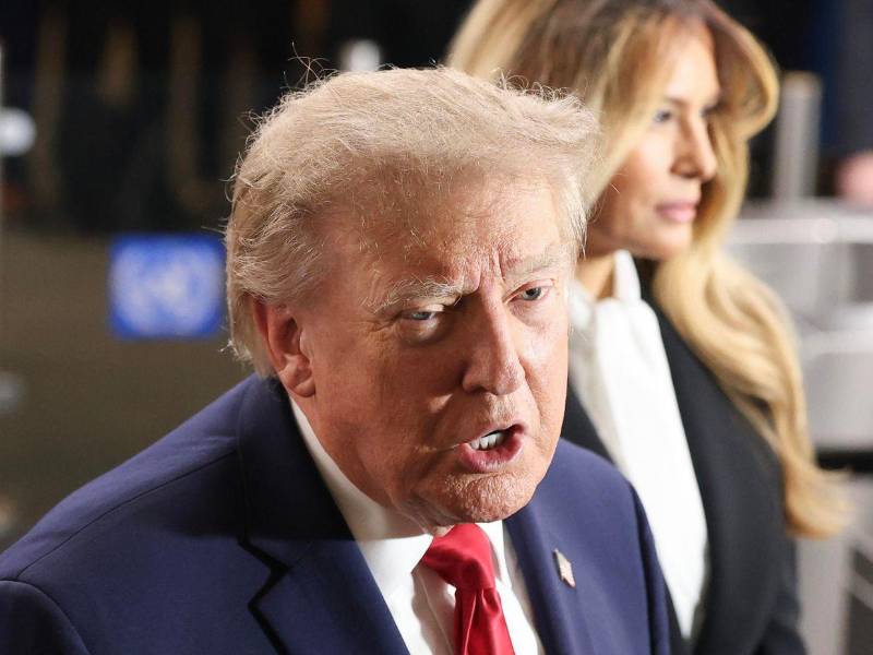 “Dijiste que no ibas a cubrirme. No deberías estar cubriéndome”, le dijo Donald Trump a la periodista de CNN Kaitlan Collins durante su llegada a la Asamblea General de la ONU.