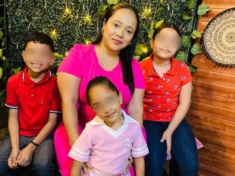 Un ejemplo de mujer luchadora y madre entregada a sus tres hijos era Mary Medina, una mujer muy reconocida en Olancho.