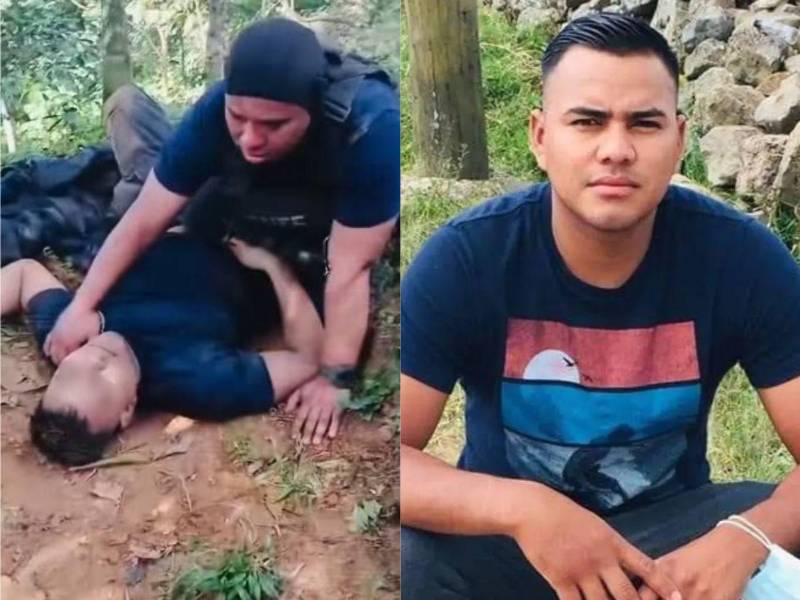 Desgarrador y triste fue el momento en que amigos y compañeros del policía que murió en el enfrentamiento con la banda criminal “Wilmer” intentaban auxiliarlo.