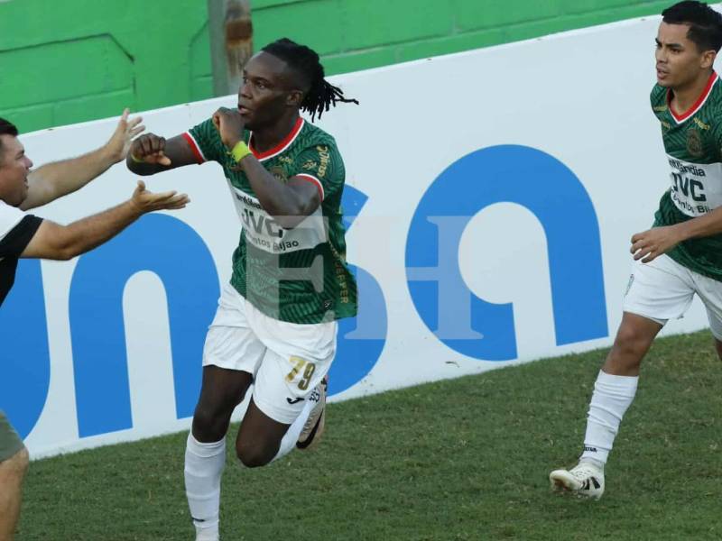 Román Rubilio Castillo llegó a su quinto gol con la camisa del Marathón en este torneo Apertura.