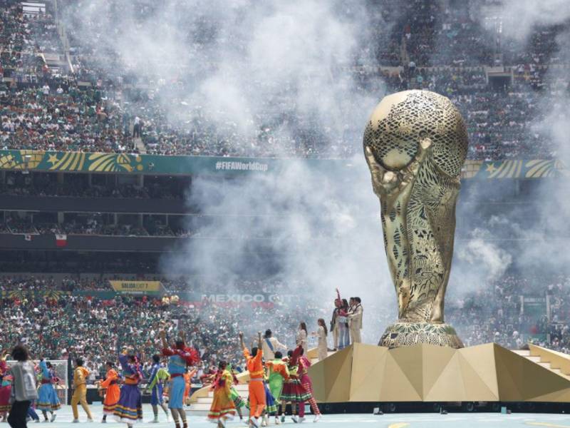 El grupo mexicano Los Ángeles Azules se presenta en la inauguración del Mundial de la FIFA 2026.